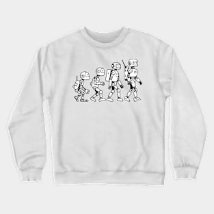 Evolution of Robots Crewneck Sweatshirt